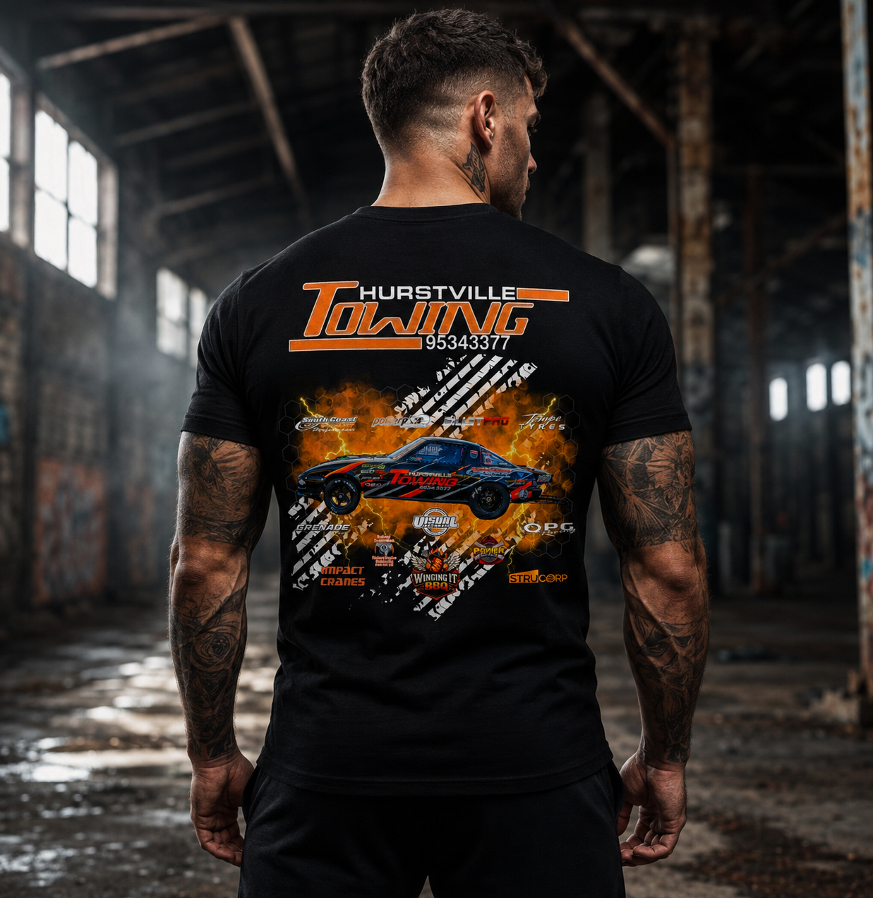 Custom Racing Crew Tees