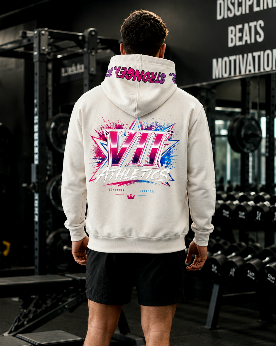 VII Athletics "Coco" Cream Hoodie